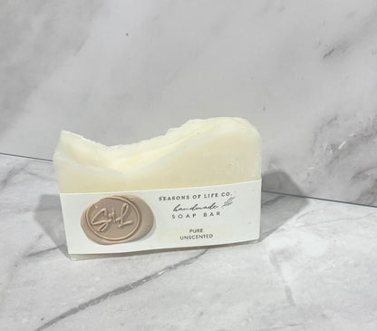 Pure Unscented All Natural Soap Bar