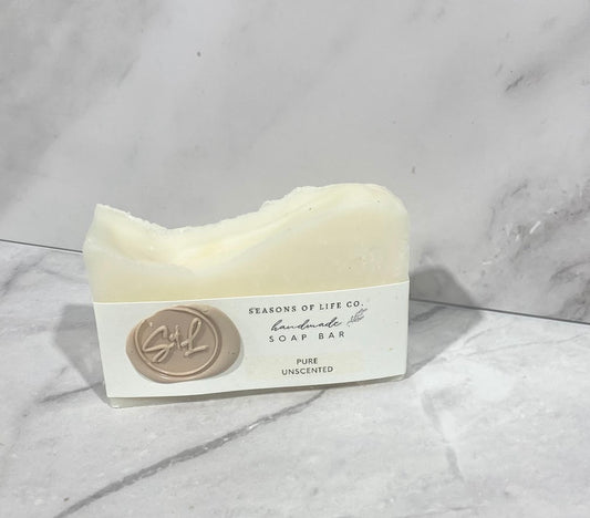Pure Unscented All Natural Soap Bar