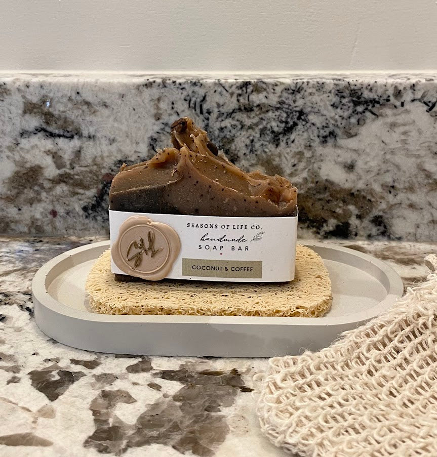 Coconut & Coffee Handmade Soap Bar