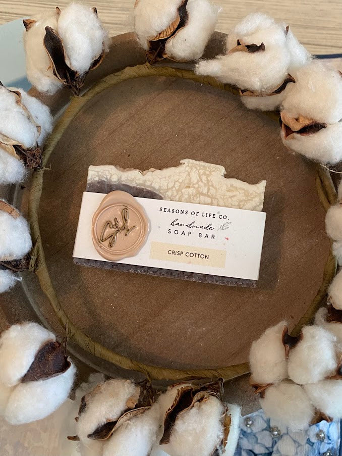 Crisp Cotton Handmade Soap Bar