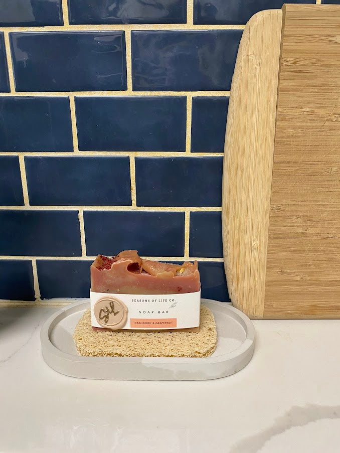 Cranberry & Grapefruit Handmade Soap Bar