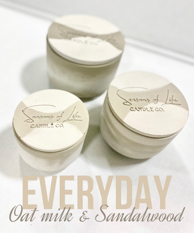 Candle Refill- Everyday - Oatmilk and Sandalwood