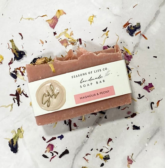 Magnolia & Peony Handmade Soap Bar